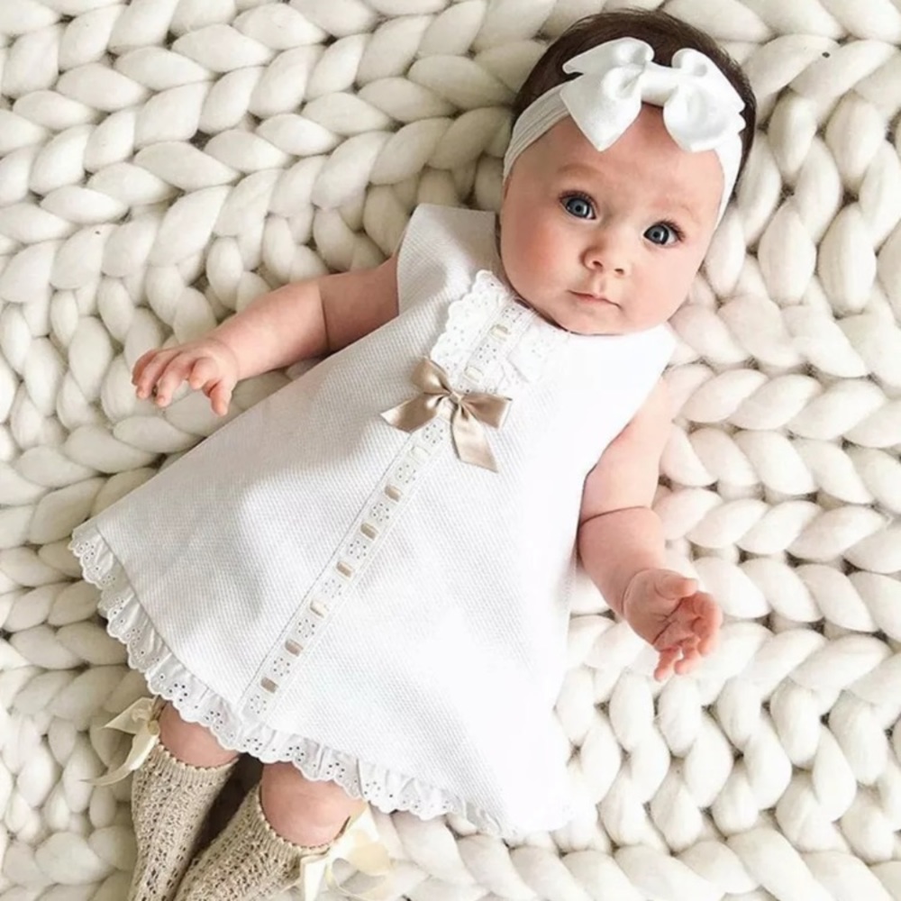 White Embroidered Dress